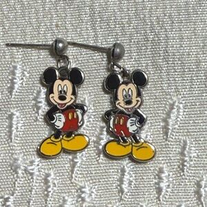 Disney Mickey Mouse Earrings - Red,‎ Yellow, Black, Silver